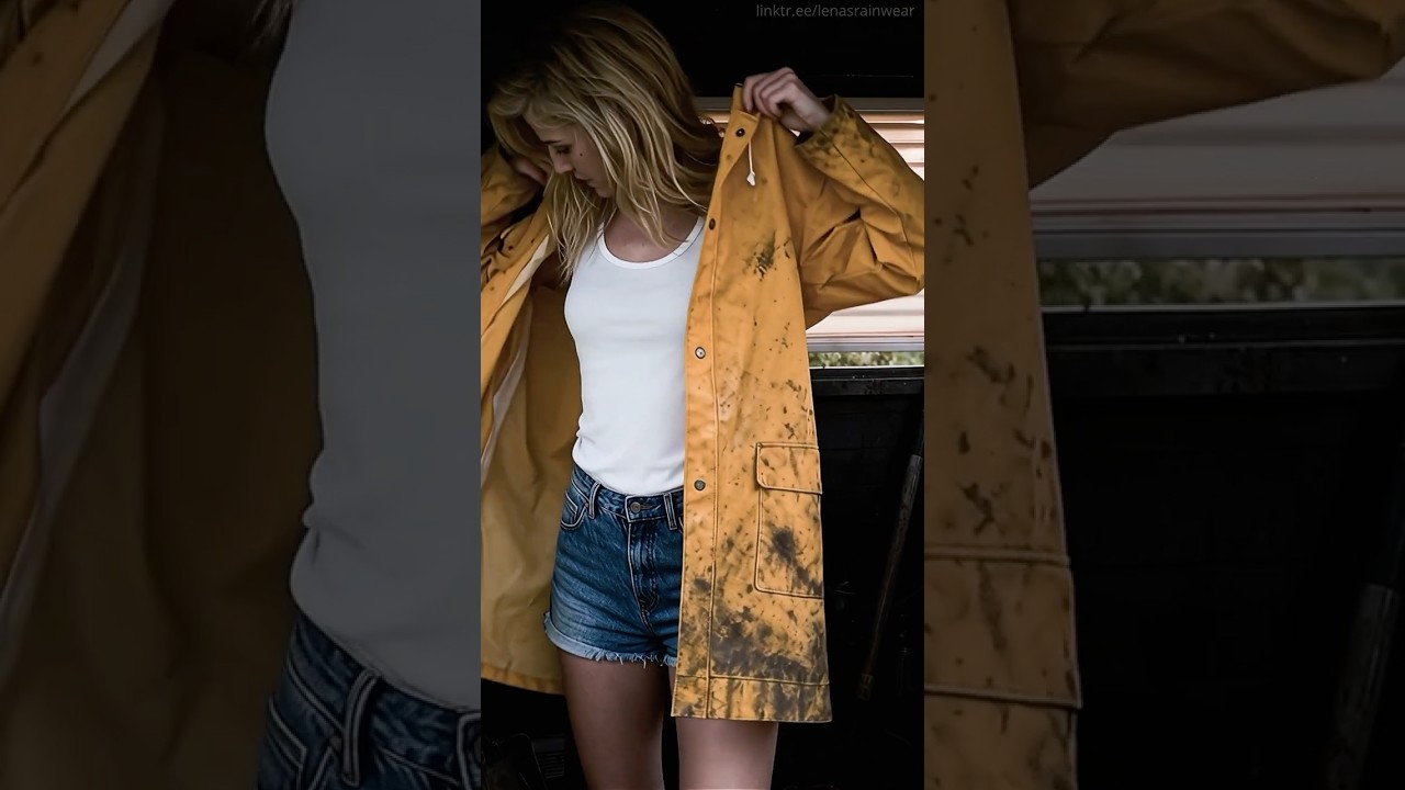 Discovery of rainwear 1 - protected gardening