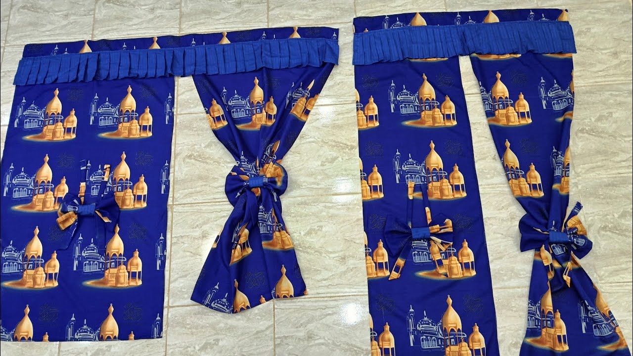 مشروع رمضاني بامتياز ستائر مطبخ بقماش اهلا رمضان