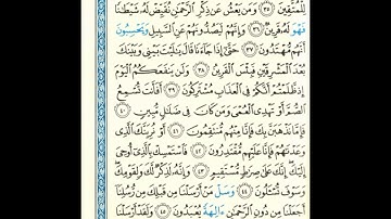 القرآن الكريم صفحة رقم 492 برواية الدوري عن الكسائي  القارئ مفتاح السلطني