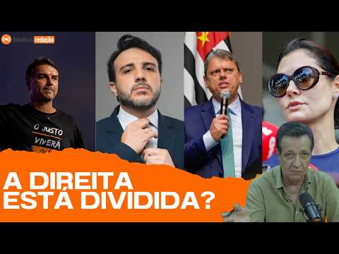 FLÁVIO BOLSONARO ISOLADO? O Racha da Direita e a Reação dos Aliados | ?? CORTES DO DEBATE NA REDAÇÃO