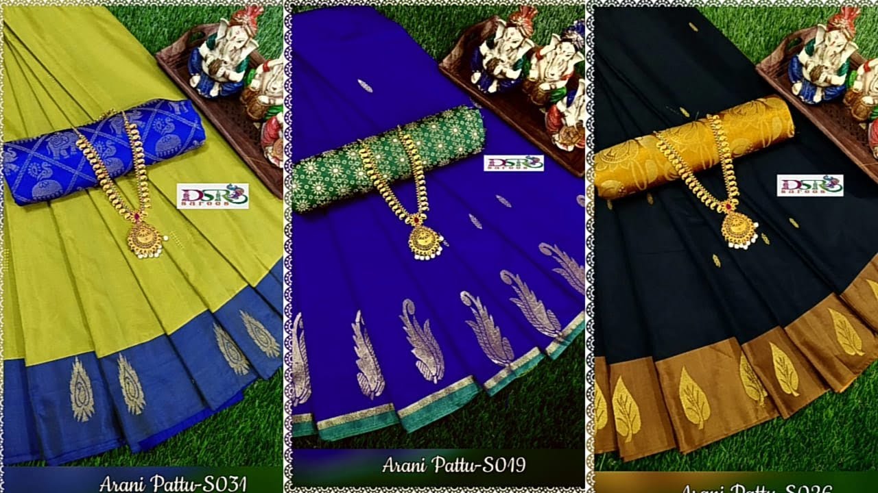 Arani silk sarees || Arani pattu sarees with trendy border || Premi Collections