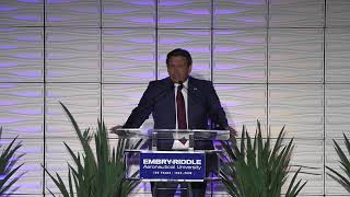 Governor DeSantis Speaks at Embry-Riddle Aeronautical University Centennial