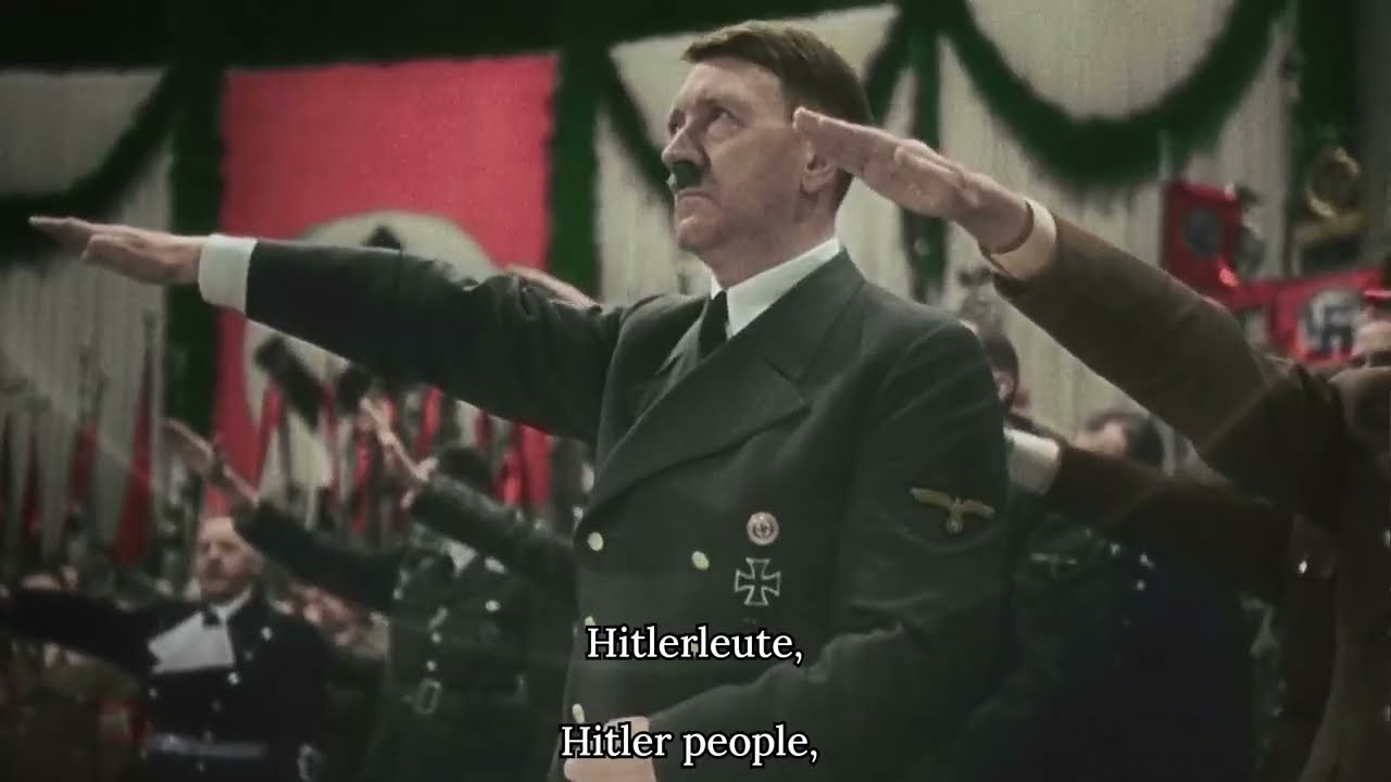 Die Hitlerleute German  English Lyrics