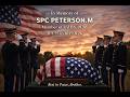 A Tribute to Our Brother - Specialist Mark Peterson