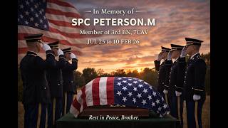 A Tribute to Our Brother - Specialist Mark Peterson