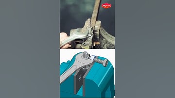 DIY adjustable wrench .........#solidworks #3d #design #autocad #engineering #cad #cnc