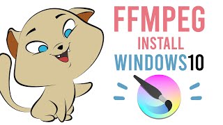 🔴 How to install FFMPEG on windows 10 - Rendering animation in Krita - Export MP4 🔴 How to install FFMPEG on windows 10 - Rendering animation in Krita - Export MP4