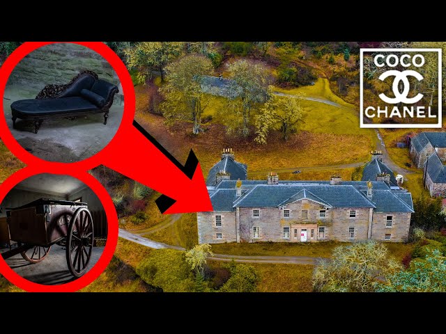 COCO CHANEL's UNBELIEVABLE ABANDONED SCOTTISH MANSION FILLED WITH HER  BELONGINGS 