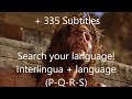 Jesus Christ: The gospel of John  | full movie | 330 Subtitles | 5 | Languages starting with P-Q-R S