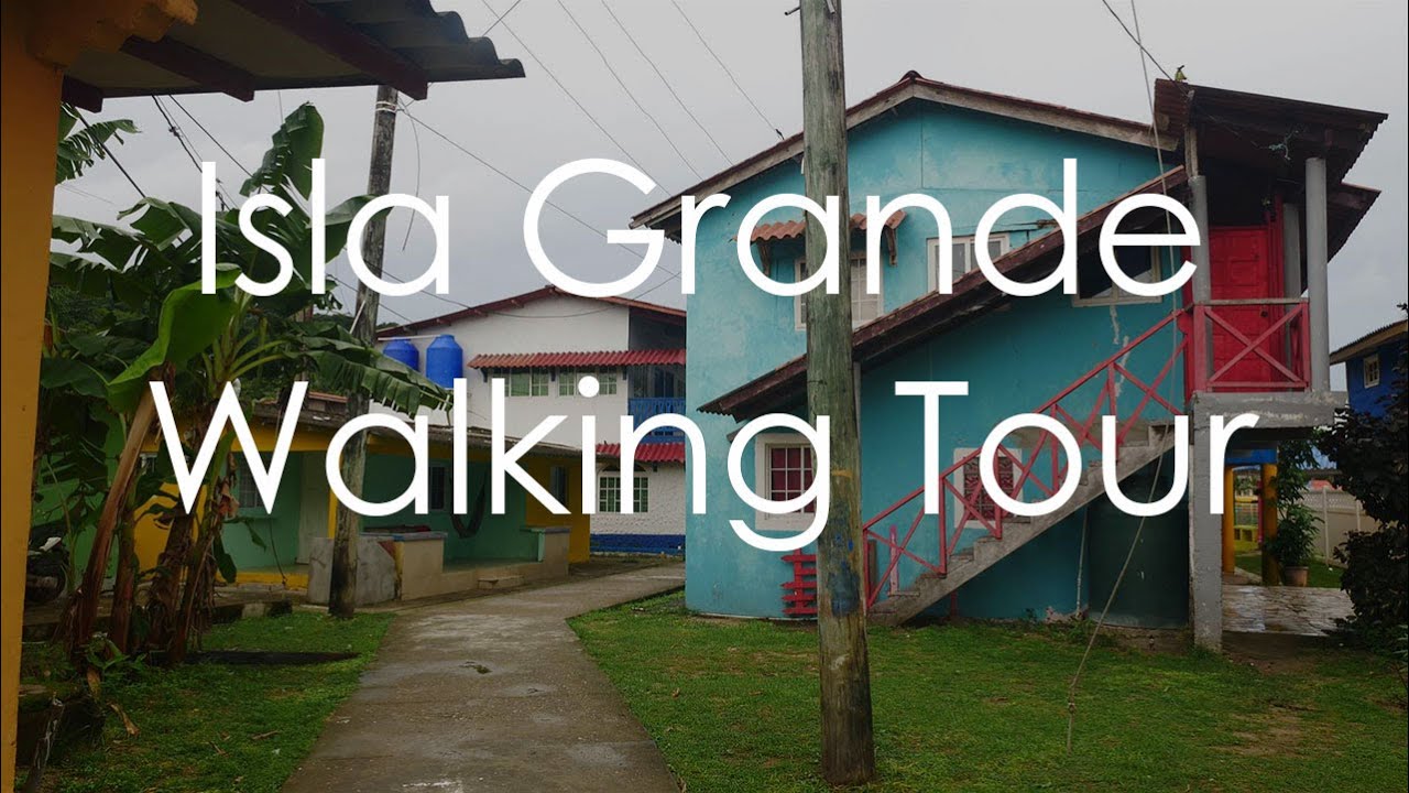 Isla Grande Walking Tour, Panama’s Tropical Island Paradise 4K UHD - Virtual Trip