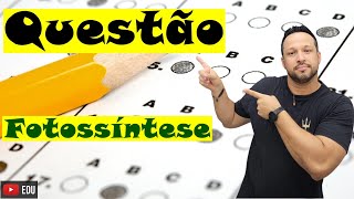 Fotossíntese - Cloroplasto - Fases e Produtos da Fotossíntese - Bioenergética - Questão
