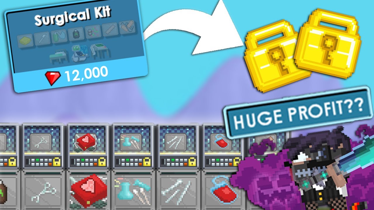 HOW TO PROFIT WITH SURGERY - EASY PROFIT | WL DL BGL GROWTOPIA