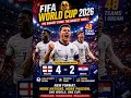 FIFA World Cup 2026 Thriller ⚽ England 4–2 Croatia 🔥 #fifa2026  #shorts #football #trending #sports