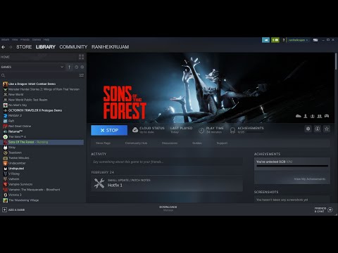 Is there a way to update Sons Of The Forest without having to download it  all over again? There's no unlimited internet where I live and I can't just  download 10GB every