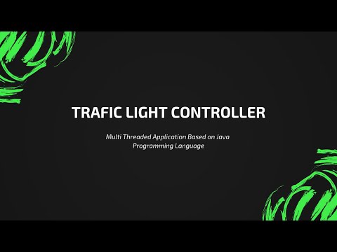 Multi Threaded Traffic Light Controller in Java