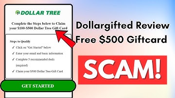 DollarGifted.com Review - Dollar Tree Free Giftcard Legit or Scam?