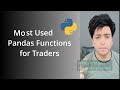 14 Pandas Functions For Traders: Pandas Series -1