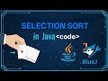 Selection Sort in Java | Bluej | programming | class 9 | class 10 | class 11 | class 12 | icse | isc