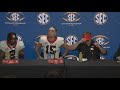 Kirby Smart, Carson Beck speak after Georgia loses to Alabama in SEC title game