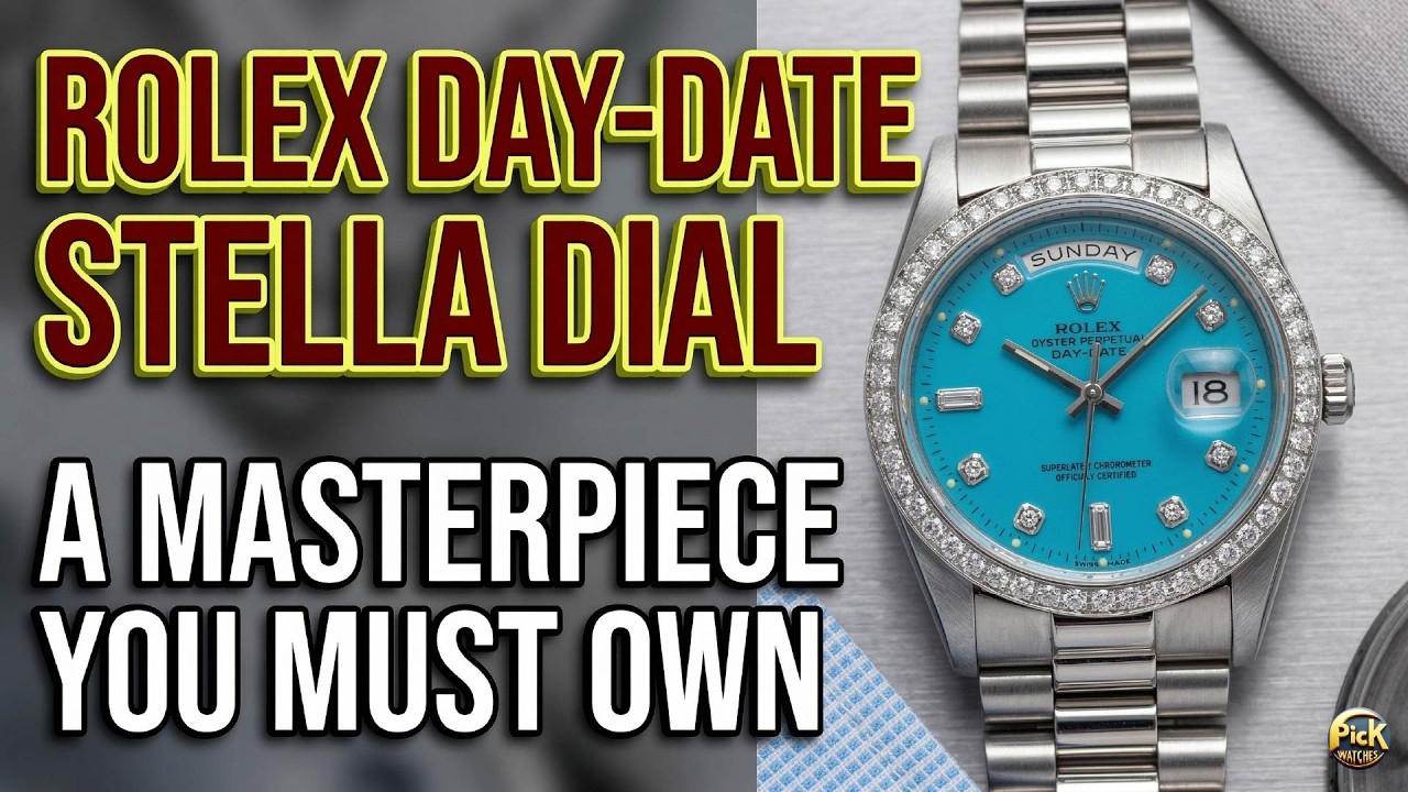 Rarest Rolex Color The Rarest & Most Colorful Rolex Ever Made? | Rolex Day-Date Stella ...