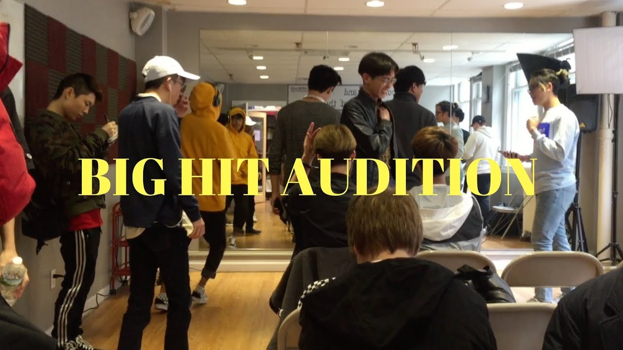 We auditioned for Big Hit Entertainment in NYC! coreanito relleno