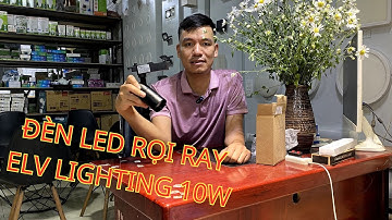 Đèn LED rọi ray ELV 10W VTS2101 3000K dùng cho shop quần áo