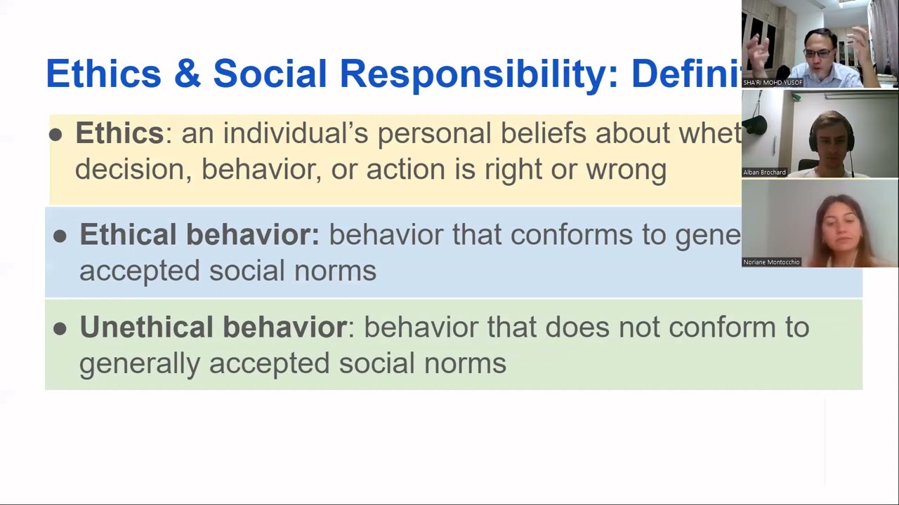 Chapter 5 Ethics and Social Responsibility in International Business