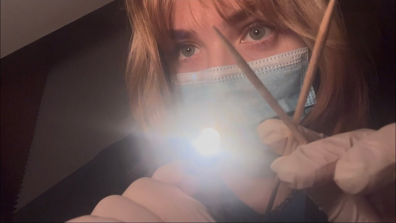 Lice Check ASMR🥢✨| Plucking with Tweezers | Soft Light ⭐️| Glove Sounds 