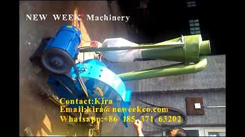 9fq with cyclone straw animal feed grain corn hammer mill for sale