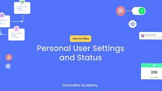 Personal User Settings and Work Status