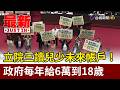 立院三讀兒少未來帳戶！ 政府每年給6萬到18歲【最新快訊】