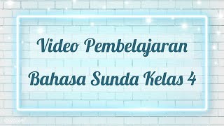 Bahasa Sunda Kelas 4 Kecap Panyeluk