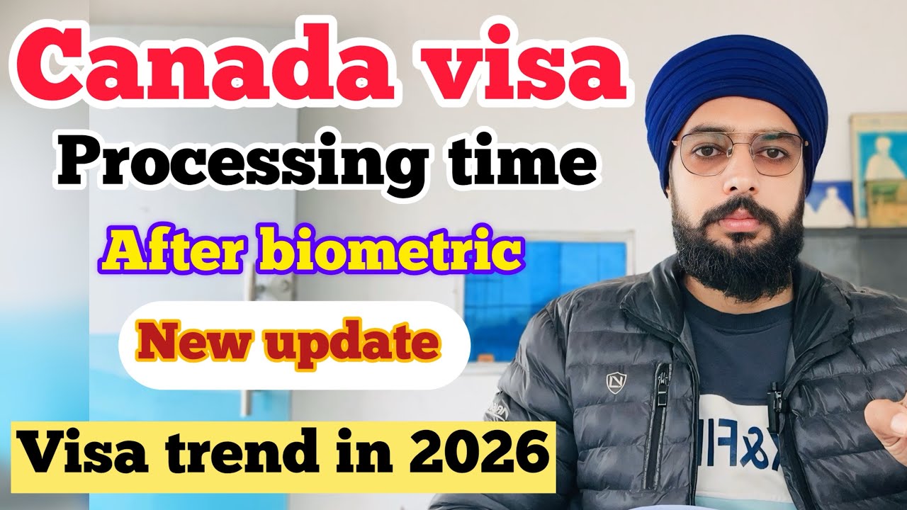 Canada visa processing time new update after biometric in 2026 & Visa trend