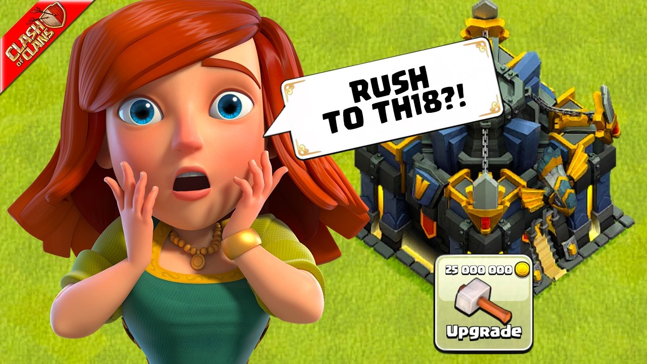 Спешим в ратушу 18! (Clash of Clans)