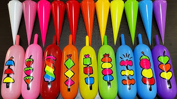 MIXING SLIME WITH FUNNY BALLOONS AND GLITTER ! SATISFYING ASMR SLIME BOOM VIDEOS #68