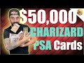 Pokemon PSA Graded Charizard Card Collection Worth $50,000!!!