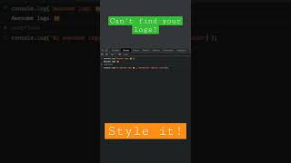Styled Console.log In Javascript