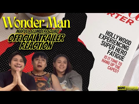 WONDER MAN OFFICIAL TRAILER REACTION - MARVEL ENTERTAINMENT l MARVEL SLUMBER SQUAD