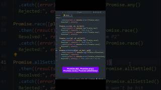 Day 79 of 90: JS Promise Combinators❤️ | all(), any(), race(), allSettled() #shorts #viral #trending