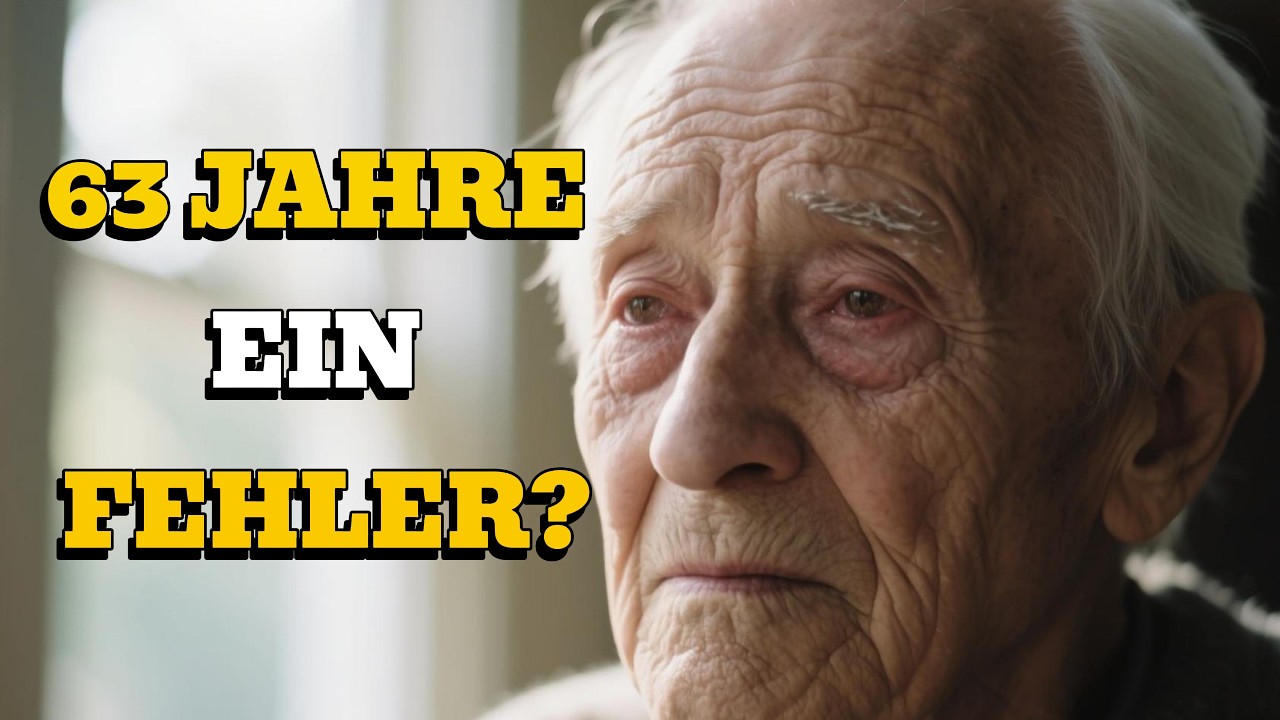 Ich bin 98 Jahre alt ... nach 63 Jahren habe ich erkannt, dass ich die falsche Frau geheiratet habe.