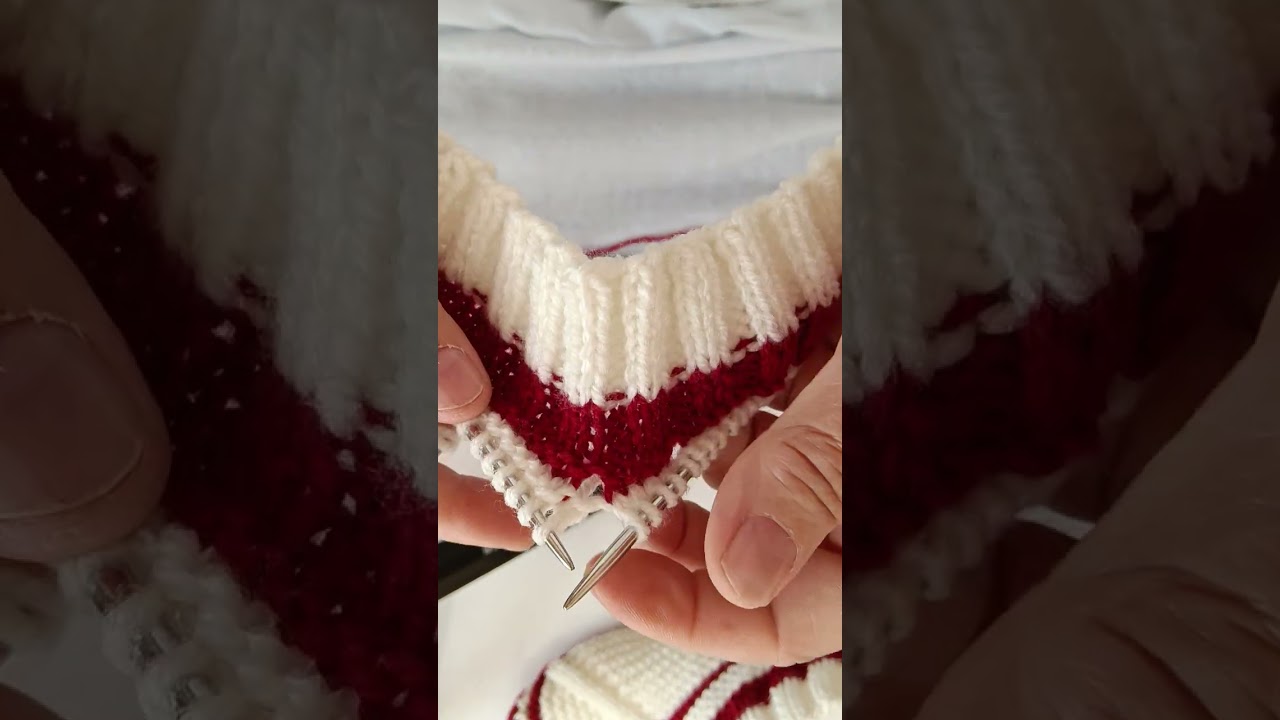 ✅🌷Part2🌷Dikissiz Cok guzel cok kolay bot patik modeli ikisis#knitting twoknit#slippes#✅