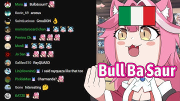 Raora Mamma Tells How She Pronounce Pokemon Name With Italian Accent【Hololive EN】