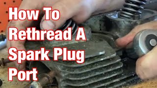 How To Use A Spark Plug Rethreader Kit-Vintage Motorcycle Restoration Project: Part 29