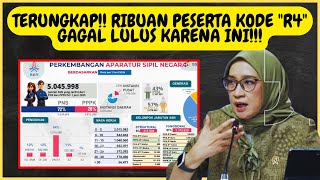 🔴TERUNGKAP❗RIBUAN PESERTA KODE "R4" GAGAL LULUS KARENA INI❓BUTUH KEBIJAKAN PARUH WAKTU❗OPTIMALISASI❓
