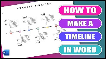 How to Insert Basic Timeline in  WordWord#MicrosoftWord #viral#education #teacher