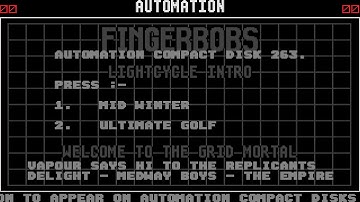 intro ATARI ST MUSIC MENU INTRO Automation Compact Disk No 263 In 1990 CRACKTRO STE