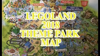 2018 Legoland Theme Park Map