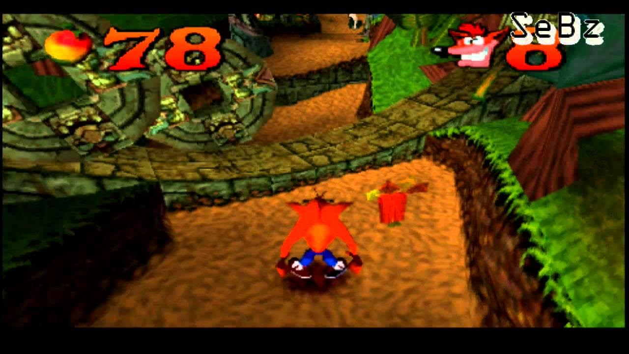 Crash Bandicoot 1 Jungle Rollers 100 (Green Gem Required) YouTube