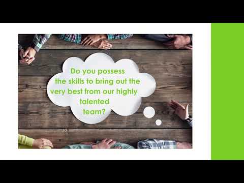 Practice manager recruitment video by Health & Vitality Centre