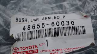 4865560030 Сайлентблок нижнего правого рычага передней подвески TOYOTA / LEXUS 48655-60030(, 2017-05-27T09:43:10.000Z)